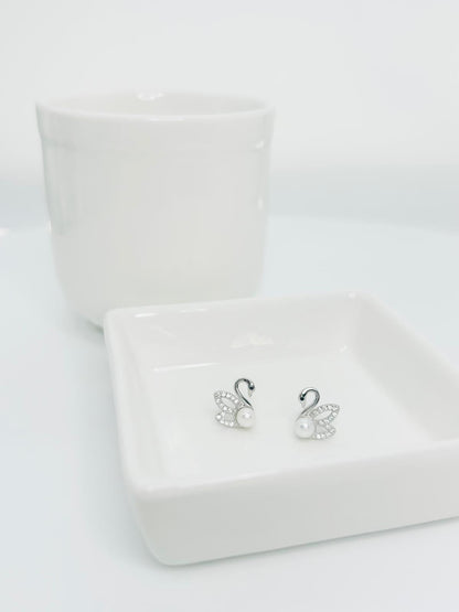 [Promo] Aurora Swan Freshwater Pearls (4-4.5mm) Earring - Nexus8gg Jewellery