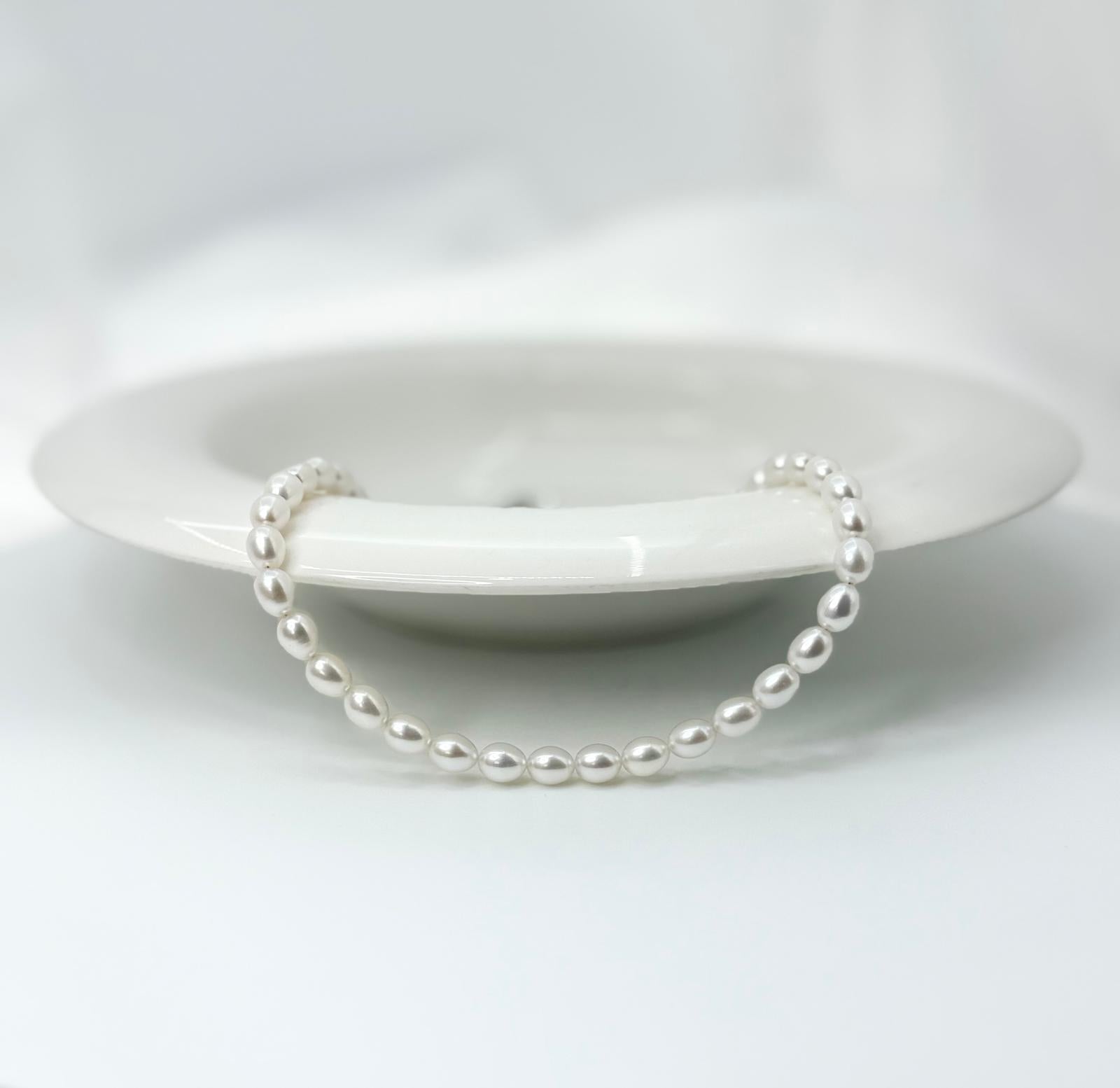 Elegant Aurora Lustre Pearl (6.5-7mm) Necklace | A Timeless Statement of Luxury - Nexus8gg Jewellery