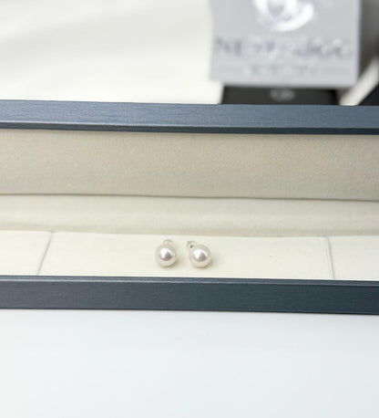 Elegant Lustre Pearl (10-10.5mm) Studs Earring | Pearl Jewellery for Every Occasion - Nexus8gg Jewellery