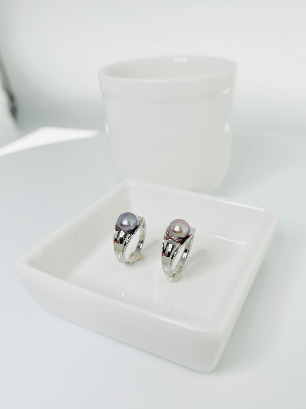 Modern Freshwater Pearls (7-8mm) Ring - Nexus8gg Jewellery