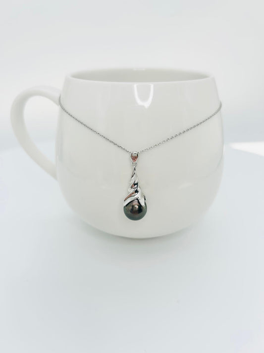 [Promo] Halloween Wizard Hat Tahitian Pearl (10mm) Pendant - Nexus8gg Jewellery